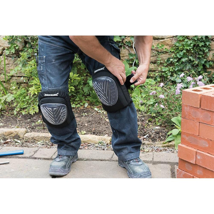 Silverline Hard Cap Gel Knee Pads Adjustable Silverline - Town Tools 