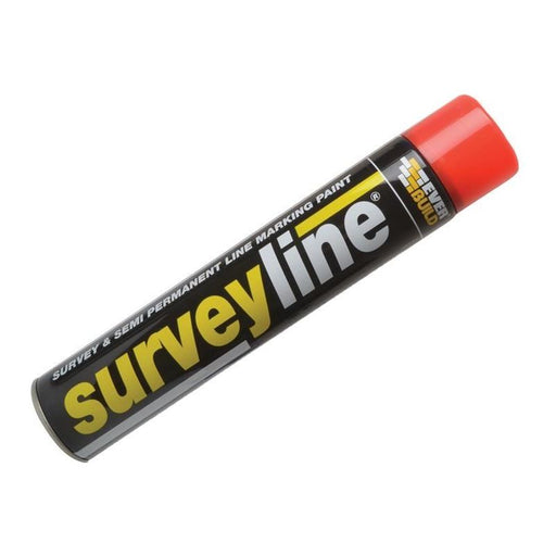 Everbuild Sika Survey Line® Marker Spray Red 700ml Everbuild Sika - Town Tools