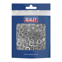Sealey Flat Washer Stainless Steel M6, DIN 125 - Pack of 100 SSW6