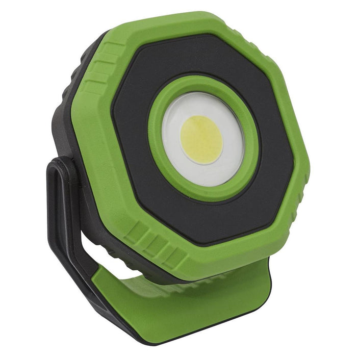 Sealey Rechargeable Pocket Floodlight with Magnet 360 7W COB LED Green Sealey - Town Tools 