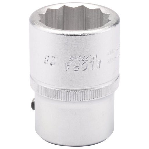 Draper Elora Bi-Hexagon Socket, 3/4" Sq. Dr., 28mm 00765 Draper - Town Tools 