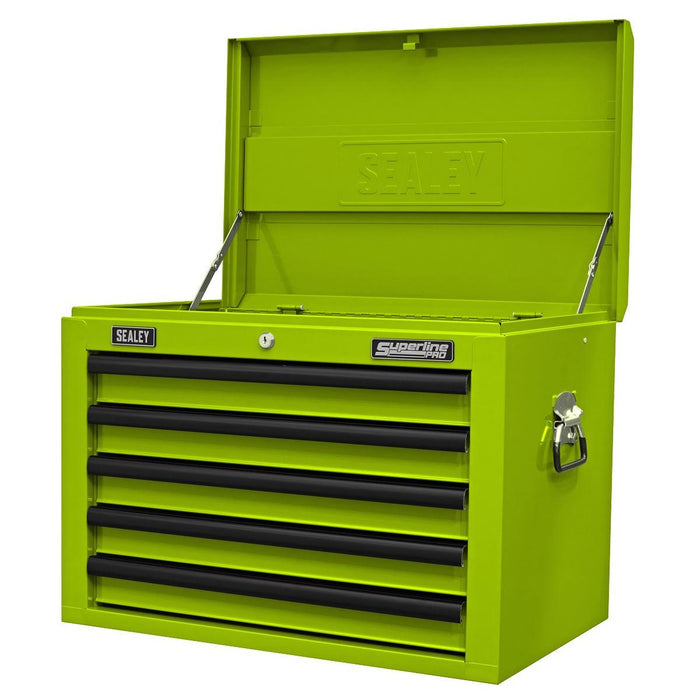 Superline Pro Superline PRO Topchest 5 Drawer - Green/Black AP26059THV Superline Pro - Town Tools 
