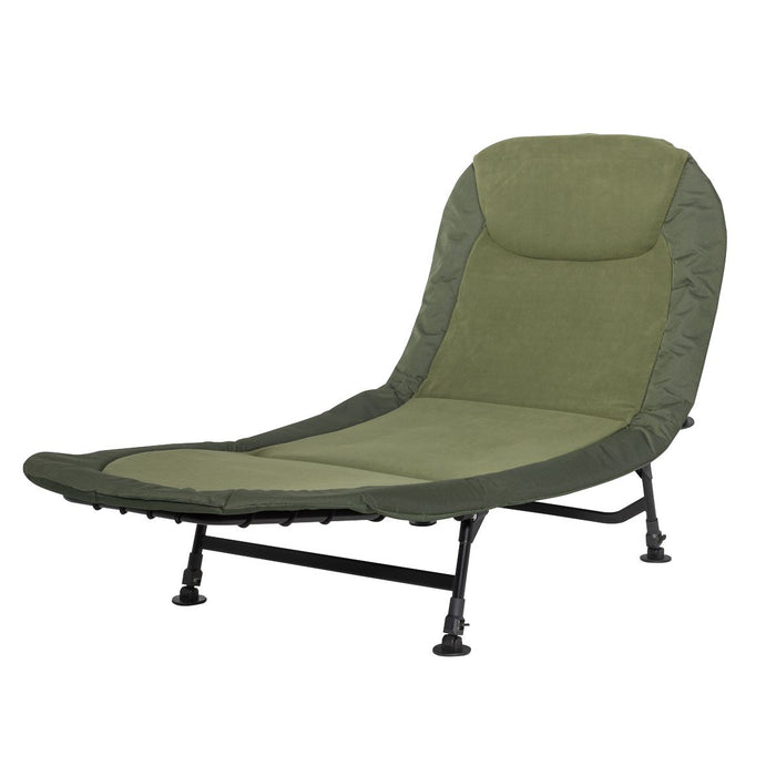 Dellonda Adjustable Bedchair with Fleece Mattress & Pillow DL77