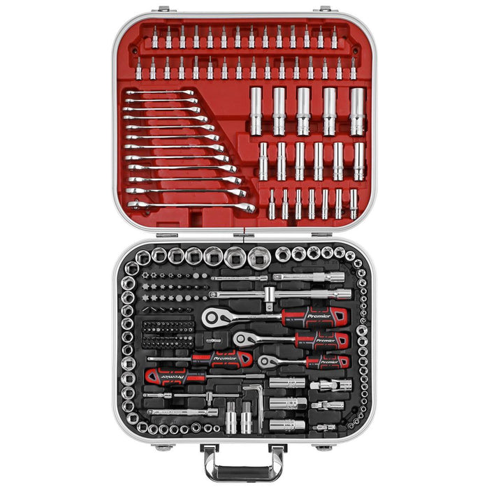 Sealey Premier Premier Socket Set 1/4", 3/8" & 1/2"Sq Drive 216pc AK7982 Sealey Premier - Town Tools 
