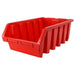 Faithfull Interlocking Storage Bin Size 5 Red 333 x 500 x 187mm Faithfull - Town Tools