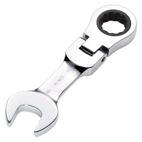 Draper HI-TORQ Metric Stubby Flexible Head Ratchet Combination Spanner, 18mm