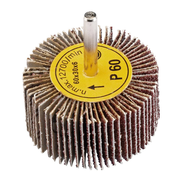 Draper Abrasive Flap Wheel, 60 x 30mm, 60 Grit - PTAFW60