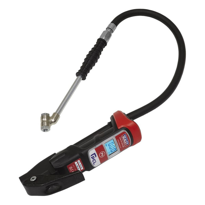 Sealey Premier Anodised Digital Tyre Inflator with Twin Push-On Connector Sealey - Town Tools 