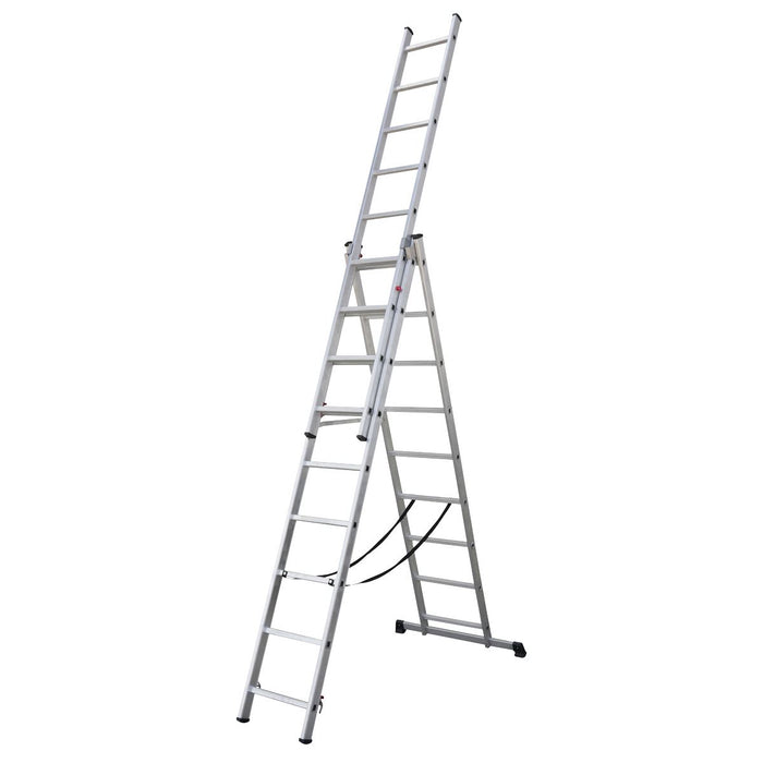 Sealey Extension Combination Ladder 3 x 9 Aluminium - BS EN 131 ACL3 Sealey - Town Tools 