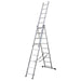 Sealey Extension Combination Ladder 3 x 9 Aluminium - BS EN 131 ACL3 Sealey - Town Tools 