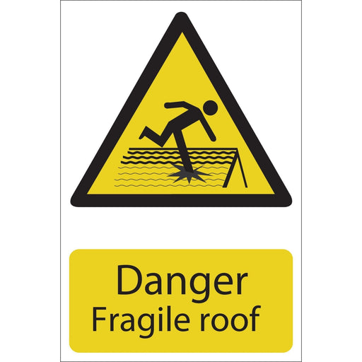 Draper Danger Fragile Roof 72395 Draper - Town Tools 