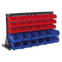 Sealey Bin Storage System Bench Mounting 30 Bins TPS1218