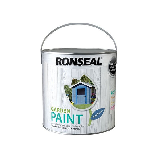 Ronseal Garden Paint Cornflower 2.5 litre Ronseal - Town Tools