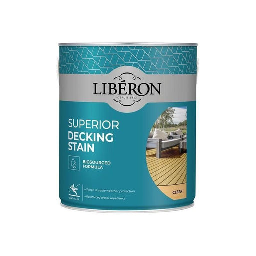 Liberon Superior Decking Stain Clear 2.5 litre Liberon - Town Tools