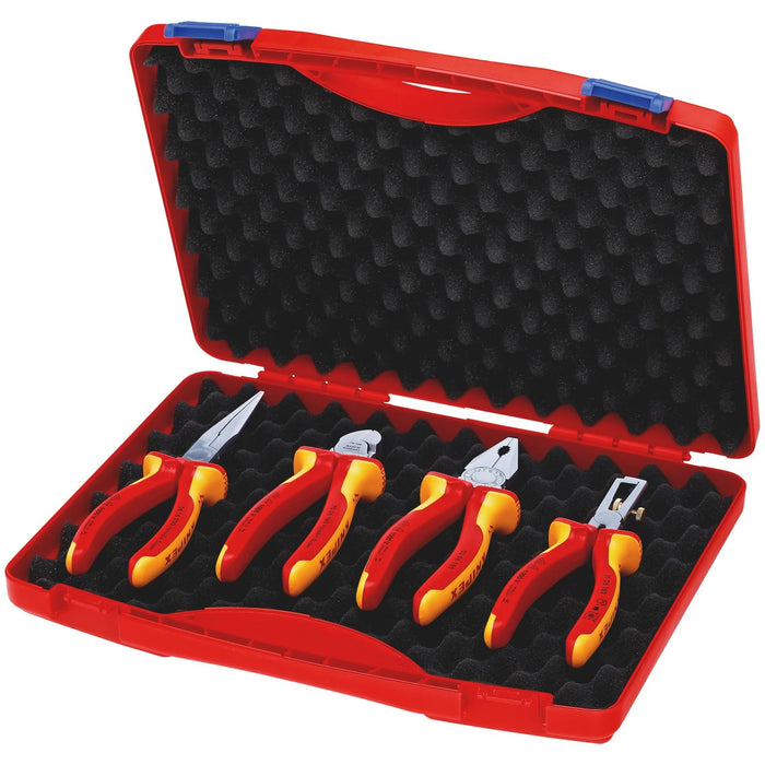 KNIPEX 00 20 15 "RED" Electric Set 1 Tool Box - 00 20 15