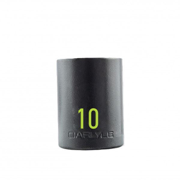 Carlyle Tools 1/2 Drive 10mm 6 Point Standard Imp Socket