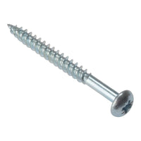 Forgefix General Purpose Pozi Compatible Screw Round Head TT ZP 1in x 10 Box 200