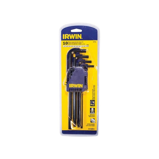 Irwin® T10756 Metric Long Arm Hex Key Set, 10 Piece IRWIN® - Town Tools