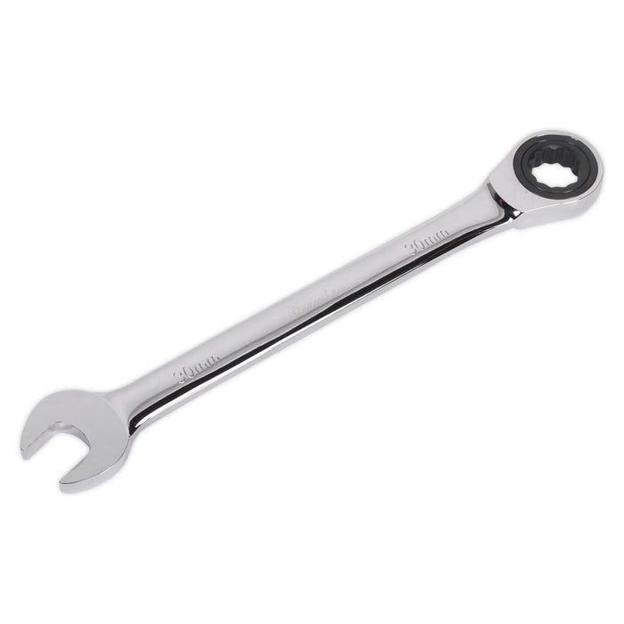 Sealey Ratchet Combination Spanner 30mm RCW30 Sealey - Town Tools 