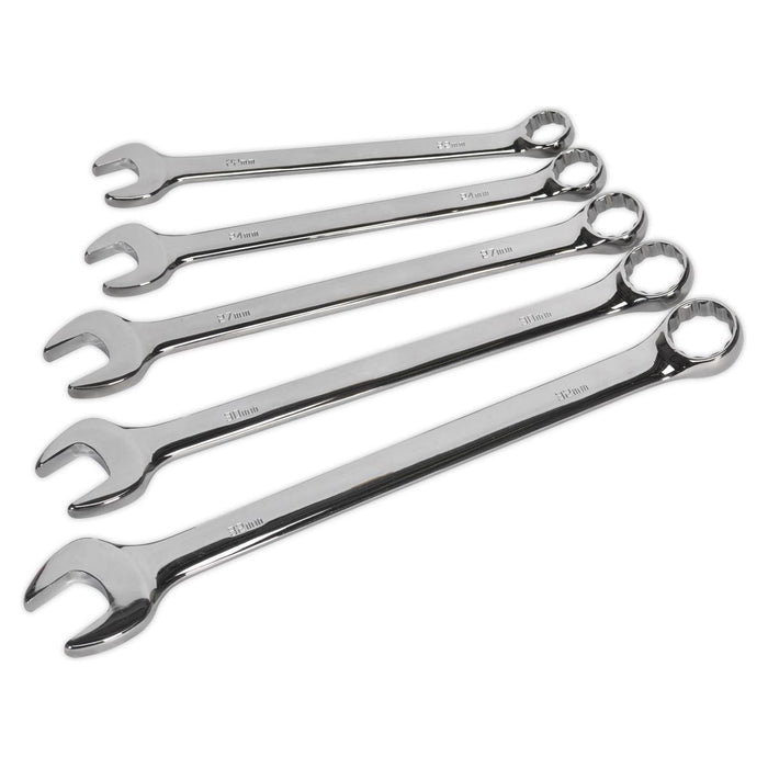 Sealey Combination Spanner Set 5pc Jumbo Metric AK6329 Sealey - Town Tools 