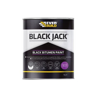 Everbuild Sika Black Jack® 901 Black Bitumen Paint 1 litre