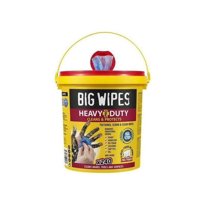 Big Wipes Heavy-Duty Pro+ Antiviral Wipes (Bucket 240) Big Wipes - Town Tools