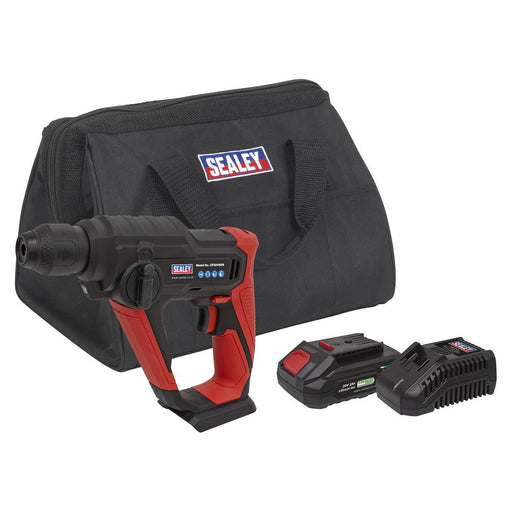 Sealey SV20 Series SDS Plus Cordless Rotary Hammer Drill Kit 20V 2Ah Sealey - Town Tools 