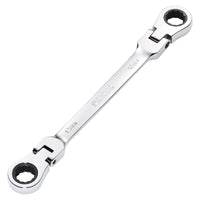 Draper HI-TORQ Metric Flexible Head Double Ring Ratchet Spanner, 12 x 13mm