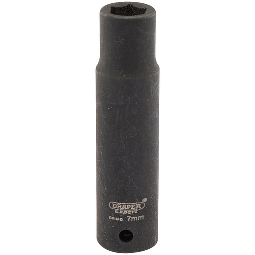 Draper Expert HI-TORQ 6 Point Deep Impact Socket, 1/4" Sq. Dr., 7mm Draper - Town Tools 