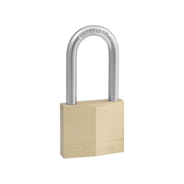 Master Lock Solid Brass 40mm Padlock 4-Pin - 38mm Shackle Master Lock - Town Tools