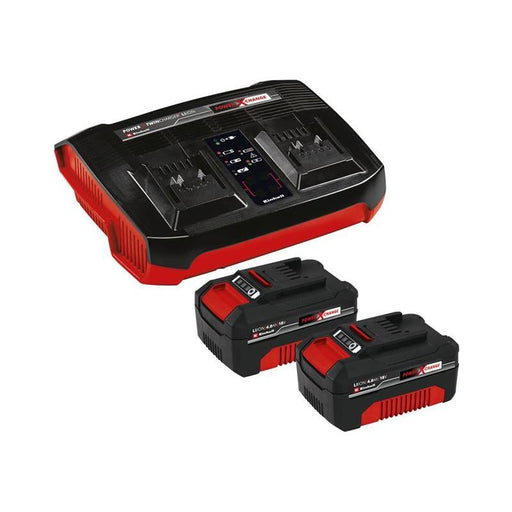 Einhell Power X-Change Battery & Charger Starter Kit 18V 2 x 4.0Ah Li-ion Einhell - Town Tools
