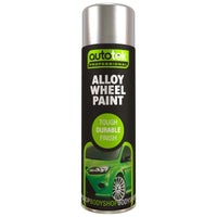 Autotek Silver Aluminium Wheel Paint 500ml Spray Paint High Coverage