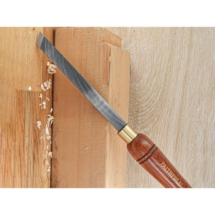 Faithfull HSS Turning Chisel 15mm Plain Skew Faithfull - Town Tools