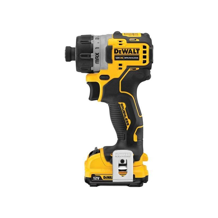 Dewalt Power Tools DCF601D2 XR Brushless Sub-Compact Screwdriver 12V 2 x 2.0Ah Li-ion DeWALT Power Tools - Town Tools