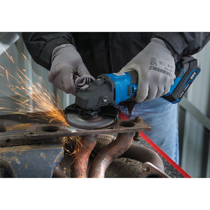 Draper Storm Force 20V Angle Grinder, 115mm (Sold Bare) 89521 Draper - Town Tools 