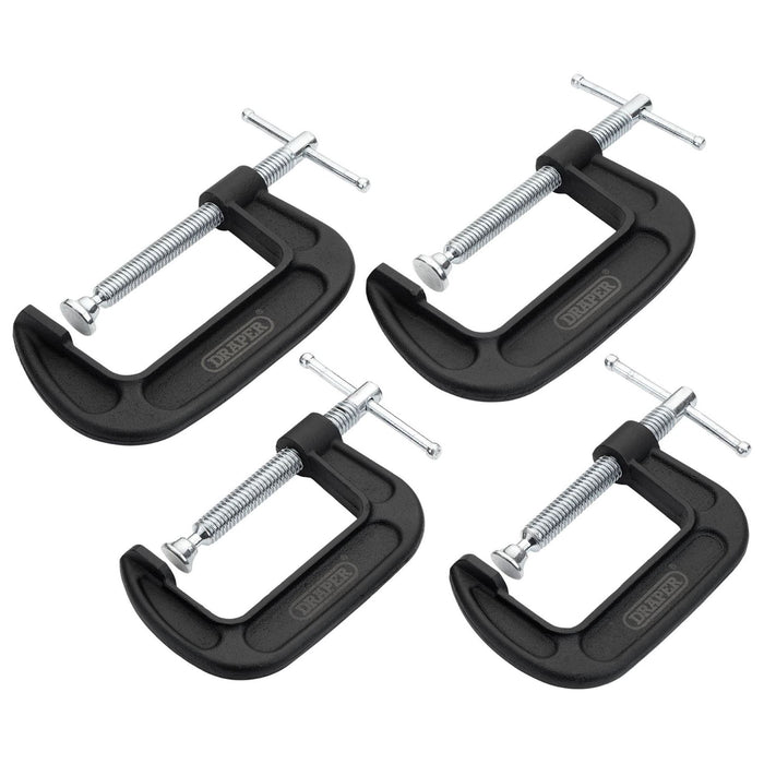 Draper Heavy Duty G-Clamp Set (4 Piece) Draper - Town Tools