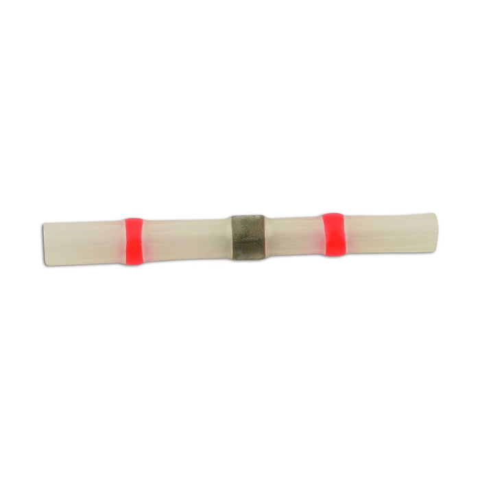Connect Red Solder Type Heat Shrink Butt Connector 25pc 30692 Tool Connection - Town Tools 