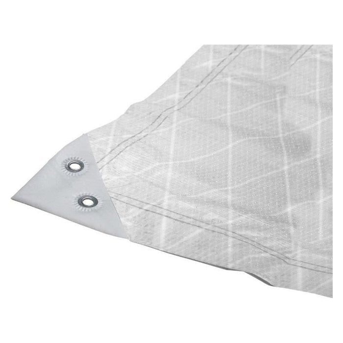 Faithfull Tough-Tarp Tarpaulin White 8 x 5m Faithfull - Town Tools