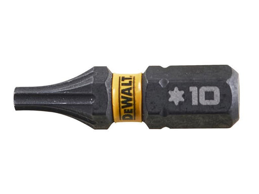 DeWALT Power Tools EXTREME FlexTORQ Bits T10 x 25mm (Pack 5) DeWALT Power Tools - Town Tools
