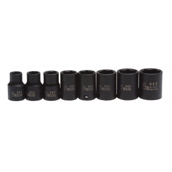 Carlyle Tools Socket Set - Shallow - Metric