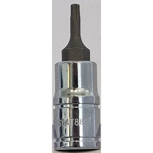 Carlyle Hand Tools 1/4Dr T8H Tamper Torx S14T8H Caryle Tools - Town Tools 