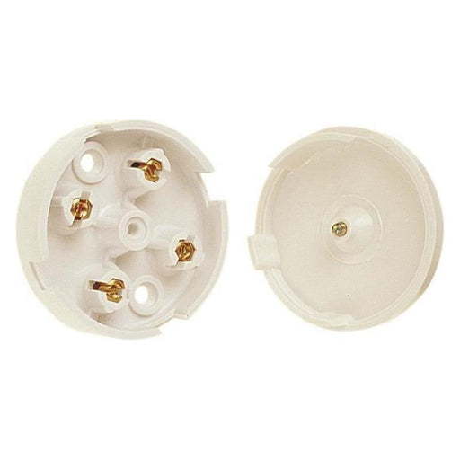 Dencon 4 Terminal Junction Box 5A White Dencon - Town Tools