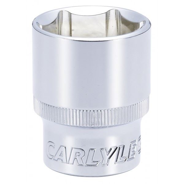 Carlyle Tools Socket - Shallow - Metric Standard - 1/2In. Dr - 26 mm