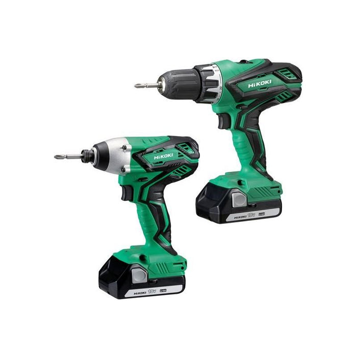 Hikoki KC18DGLJAZ Twin Pack 18V 2 x 1.5Ah Li-ion HiKOKI - Town Tools