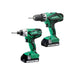 Hikoki KC18DGLJAZ Twin Pack 18V 2 x 1.5Ah Li-ion HiKOKI - Town Tools