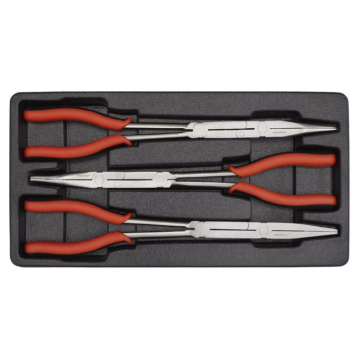 Sealey Double Joint Pliers Set 3pc Long Reach 335mm AK8580 Sealey - Town Tools 