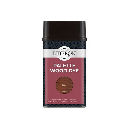 Liberon Palette Wood Dye Teak 500ml Liberon - Town Tools