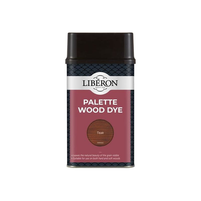 Liberon Palette Wood Dye Teak 500ml Liberon - Town Tools