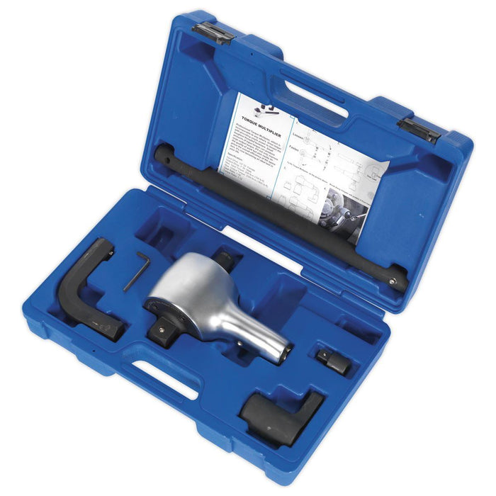 Sealey Torque Multiplier Set 7pc 1/2"-1"Sq Drive AK6291 Sealey - Town Tools 