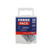 Forgefix Multi-Purpose Screw SL Raised Head Chrome Plated 4.0 x 40mm ForgePack 20 ForgeFix - Town Tools
